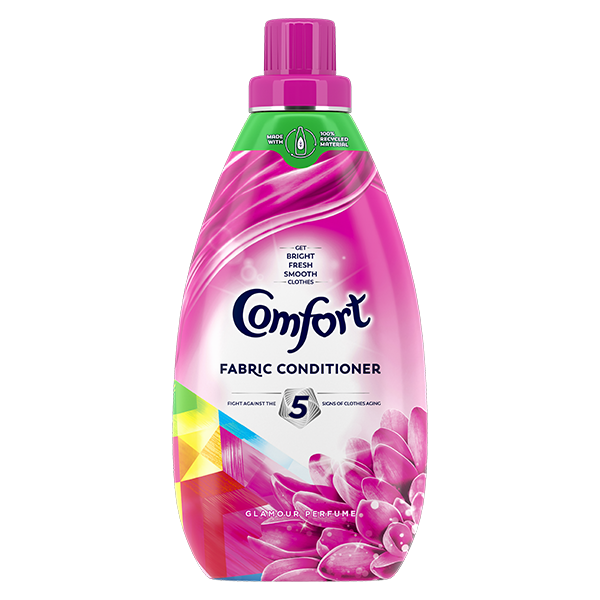 Comfort glamour care detergent and fabric conditioner Linen & laundry