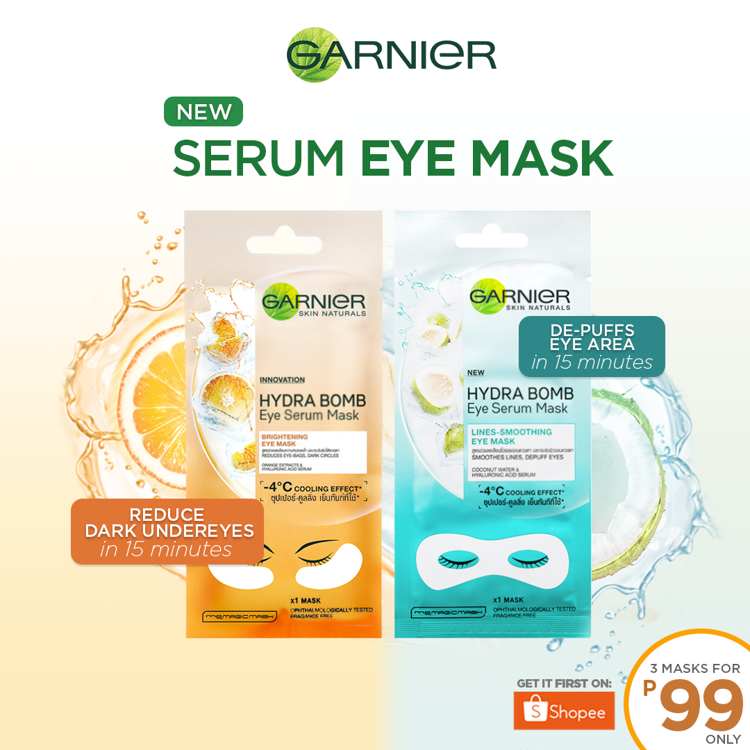 Serum eye mask by Garnier review Face care