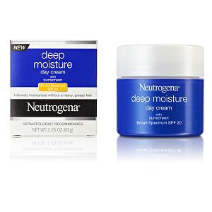 neutrogena deep moisture day cream spf 20