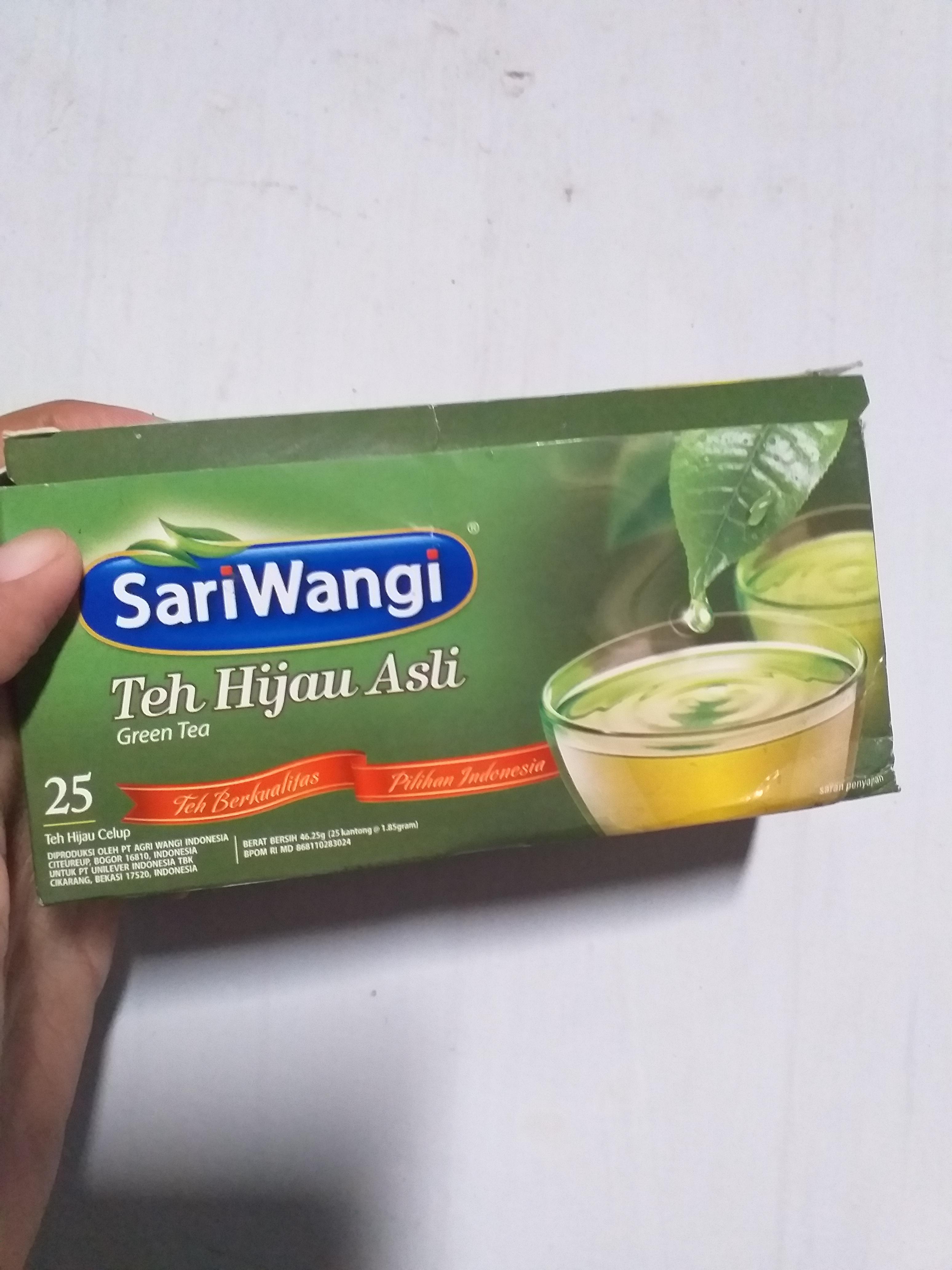 Teh hijau asli by Sari wangi review Minuman & alkohol