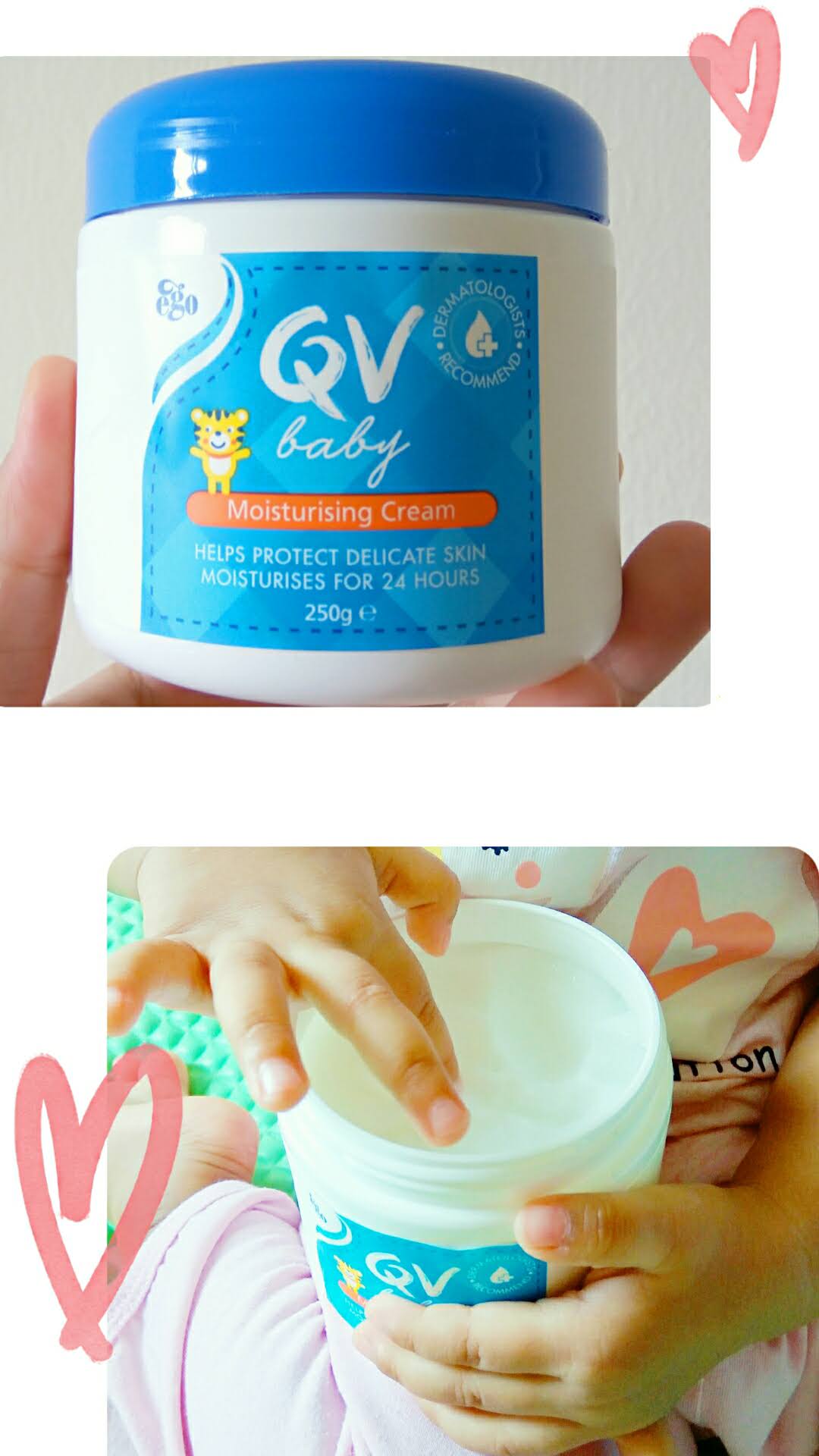 Qv baby moisturising cream by Qv baby review Baby care