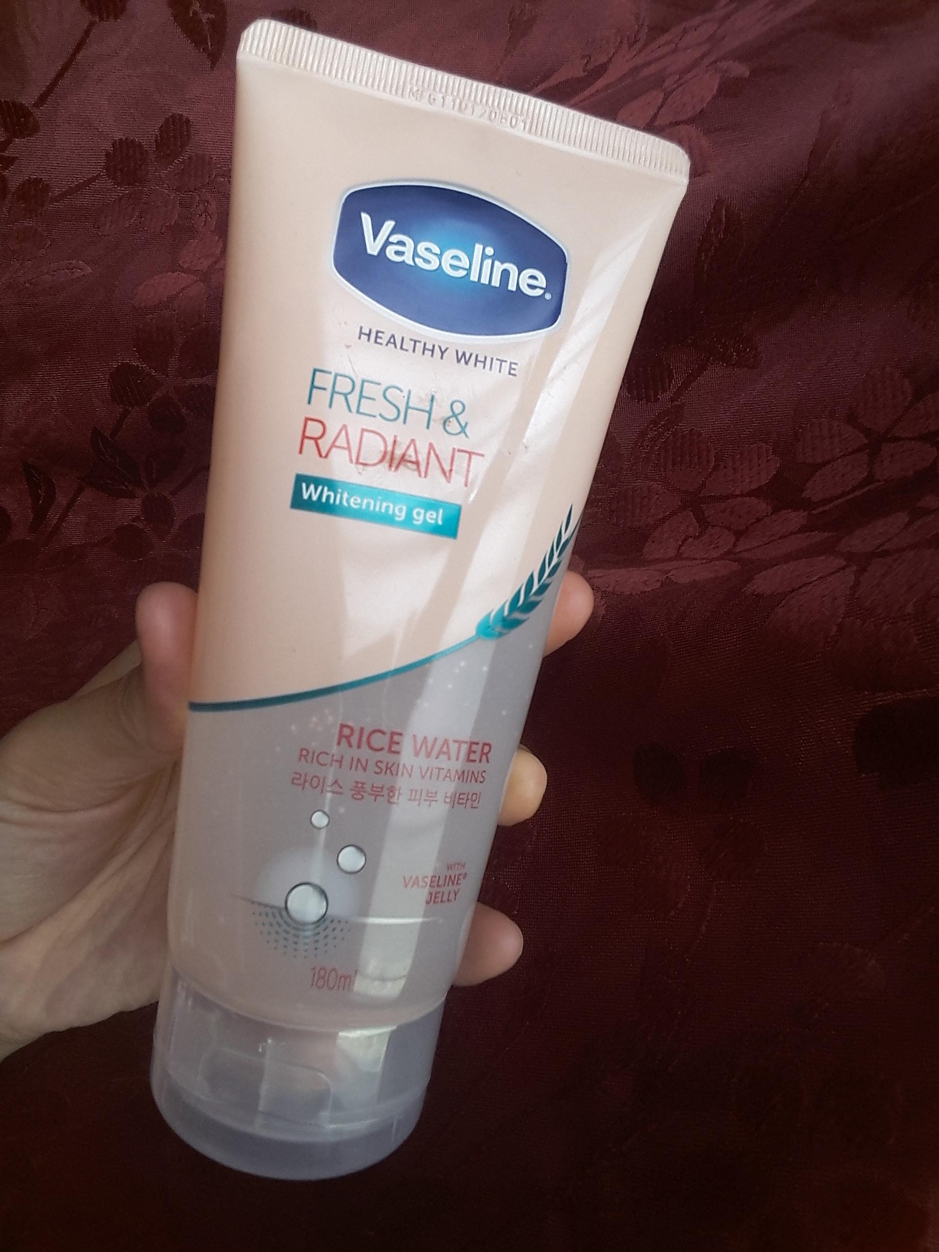 Healthy white fresh & radiant rice water whitening gel by Vaseline