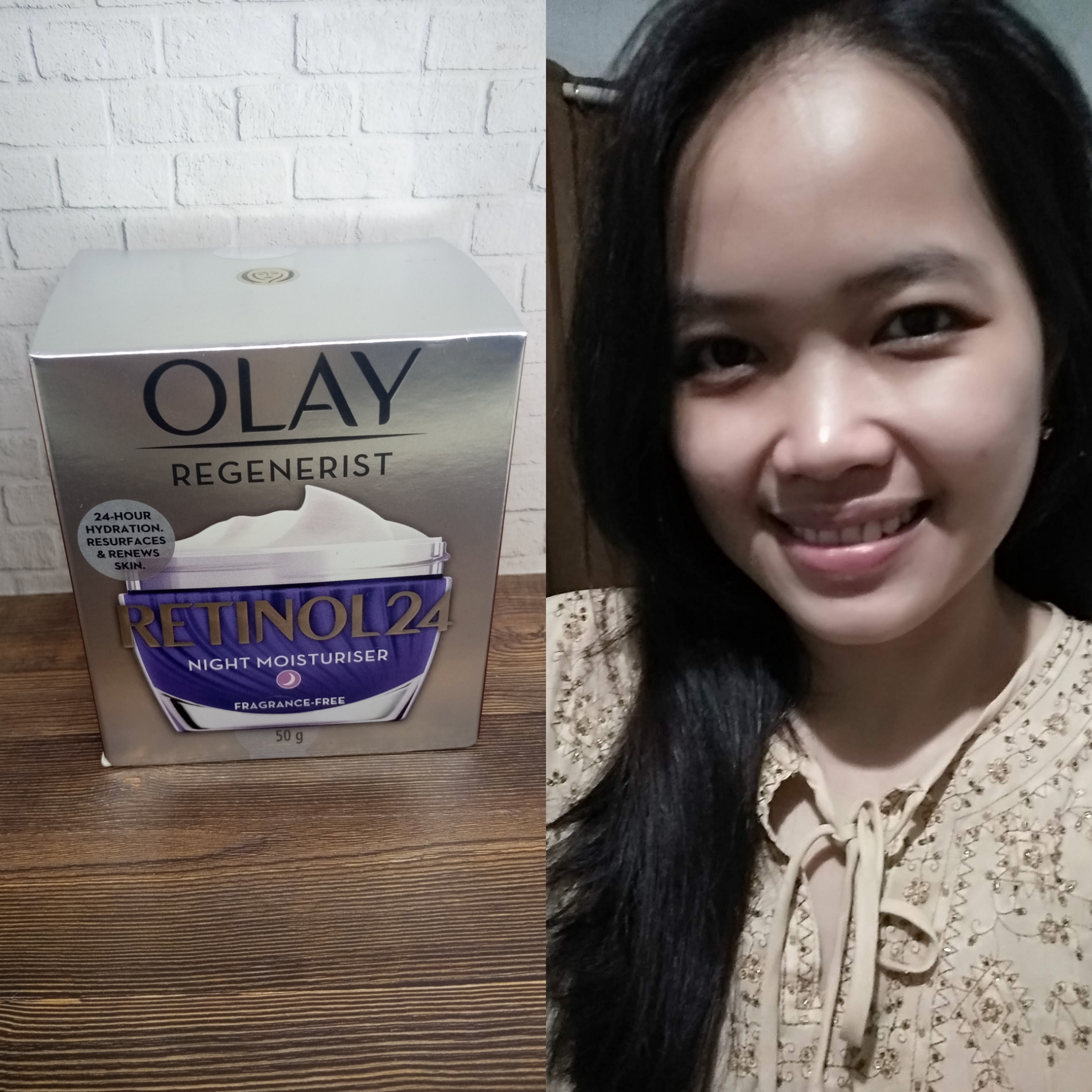 Regenerist retinol 24 moisturiser pelembab krim wajah 50g  