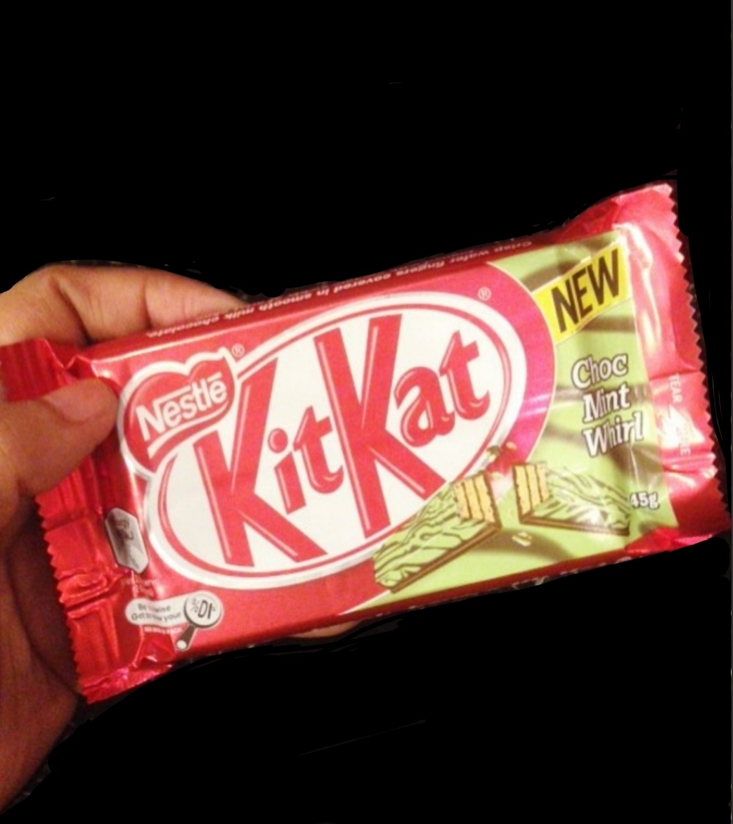 Kit kat choc mint whirl by Nestlé review Biscuits