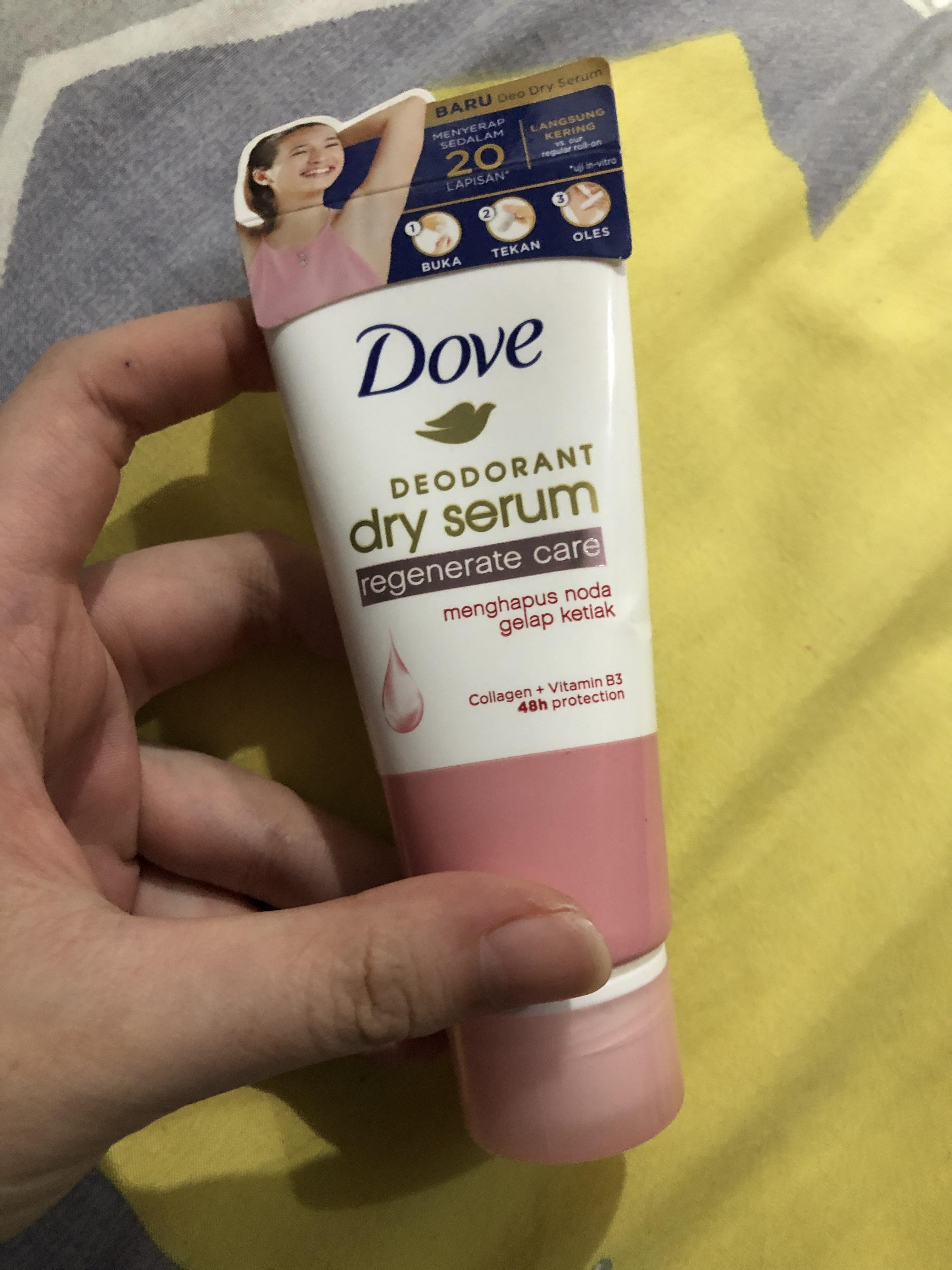 Deodorant dry serum regenerate care by Dove review Deodoran