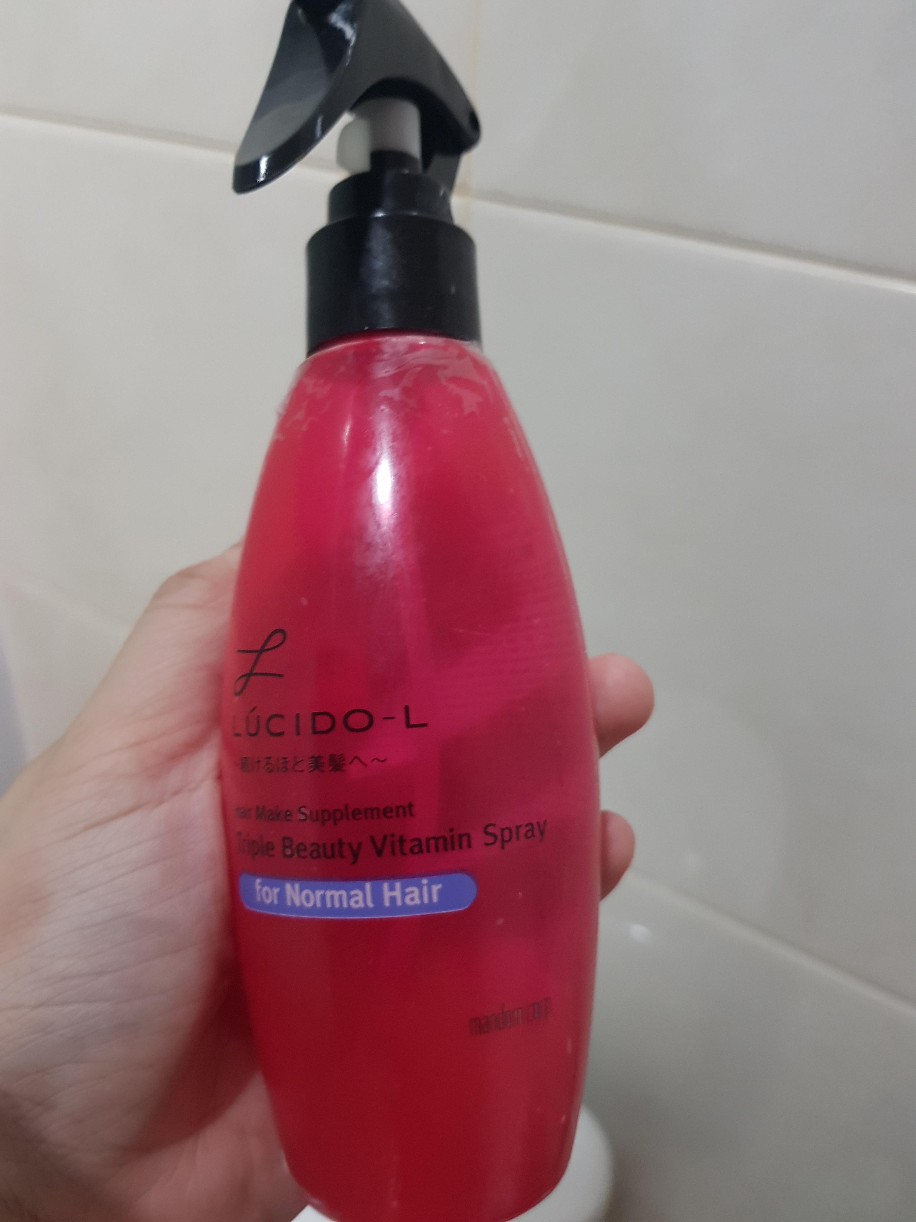 Hair vitamin  spray for dry hair rambut  kering  by Lucido  