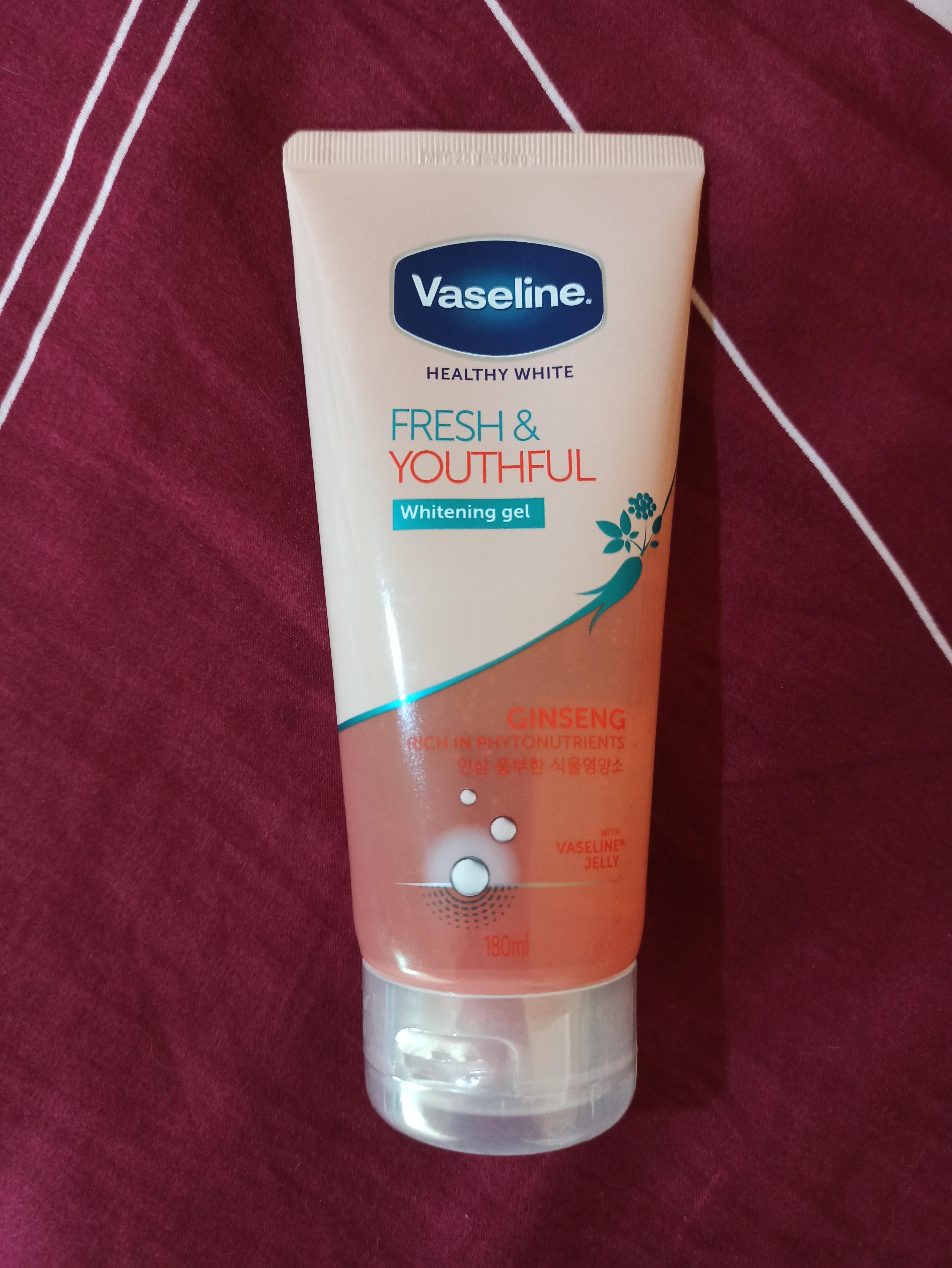 Healthy white fresh & youthful ginseng whitening gel by Vaseline