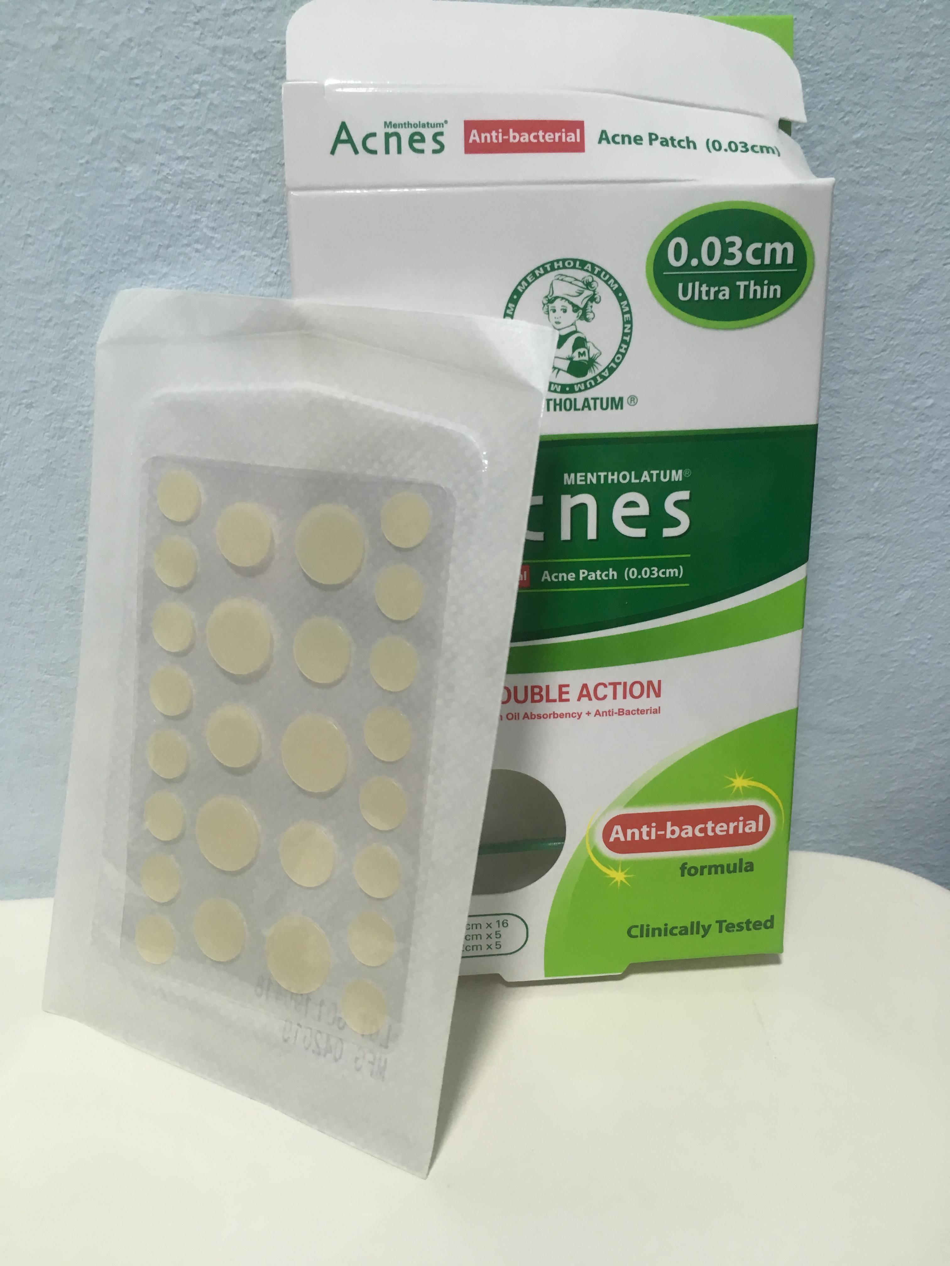 Antibacterial acne patch night 0.03cm by Acnes review Face