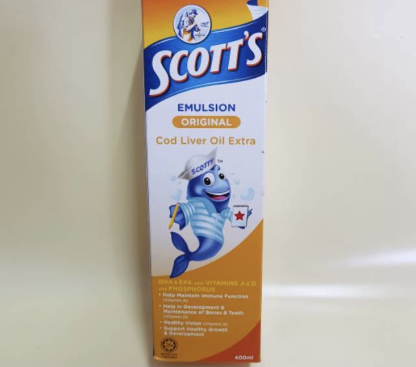 Original emulsion cod liver oil by Scott's review Baby vitamins